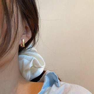 Micara - Geometric Hoops - Ohrringe - Ohrringe - Gold - Müller Mode