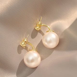 Micara - Gilded Round - Ohrringe - Ohrringe - Perle - Müller Mode