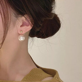 Micara - Gilded Round - Ohrringe - Ohrringe - Perle - Müller Mode