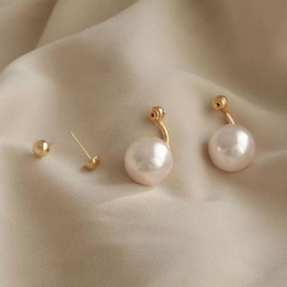 Micara - Gilded Round - Ohrringe - Ohrringe - Perle - Müller Mode