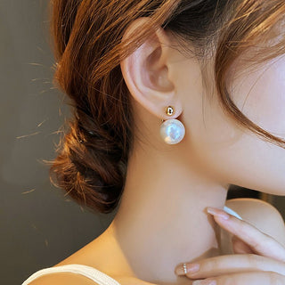 Micara - Gilded Round - Ohrringe - Ohrringe - Perle - Müller Mode