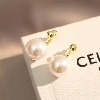 Micara - Gilded Round - Ohrringe - Ohrringe - Perle - Müller Mode