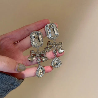Micara - Glam Bow - Ohrringe - Ohrringe - Silber - Müller Mode