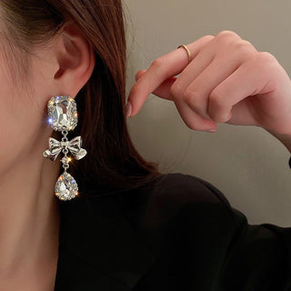 Micara - Glam Bow - Ohrringe - Ohrringe - Silber - Müller Mode