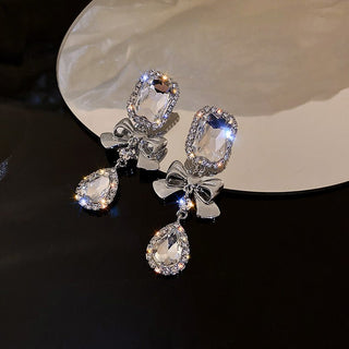 Micara - Glam Bow - Ohrringe - Ohrringe - Silber - Müller Mode