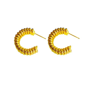 Micara - Glamour Coils - Ohrringe - Ohrringe - Silber - Müller Mode