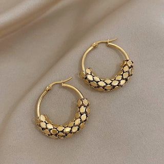 Micara - Golden Honeycomb - Ohrringe - Ohrringe - Gold - Müller Mode