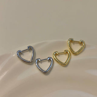 Micara - Heart Locks - Ohrringe - Ohrringe - Silber - Müller Mode