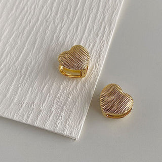Micara - Heartfelt Charm - Ohrringe - Ohrringe - Gold - Müller Mode