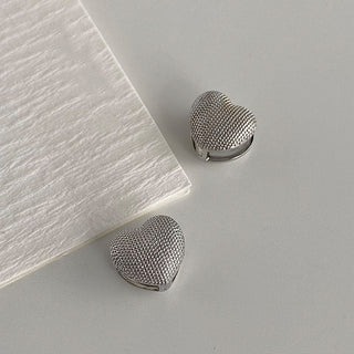 Micara - Heartfelt Charm - Ohrringe - Ohrringe - Silber - Müller Mode