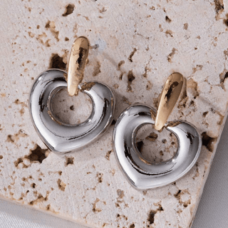 Micara - Hearty Hoops - Ohrringe - Ohrringe - Silber - Müller Mode