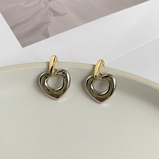 Micara - Hearty Hoops - Ohrringe - Ohrringe - Silber - Müller Mode