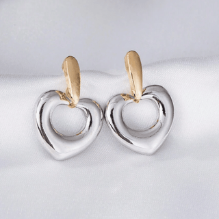 Micara - Hearty Hoops - Ohrringe - Ohrringe - Silber - Müller Mode