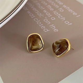 Micara - Honey Quartz - Ohrringe - Ohrringe - Kaffee - Müller Mode