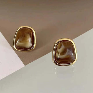 Micara - Honey Quartz - Ohrringe - Ohrringe - Kaffee - Müller Mode