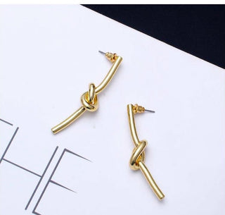 Micara - Knotty Dangles - Ohrringe - Ohrringe - Silber - Müller Mode