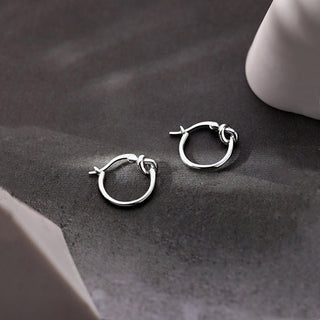 Micara - Knotty Hoops - Ohrringe - Ohrringe - Silber - Müller Mode