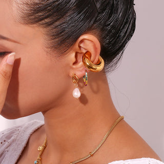 Micara - Knotty Pearls - Ohrringe - Ohrringe - Perle - Müller Mode