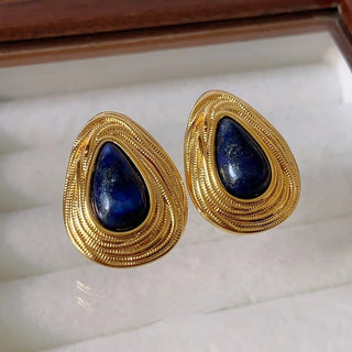 Micara - Lapis Luxe - Ohrringe - Ohrringe - Blau - Müller Mode