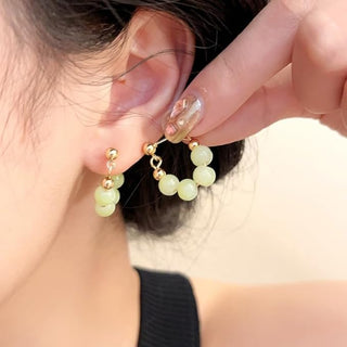 Micara - Lime Twist - Ohrringe - Ohrringe - Grün - Müller Mode