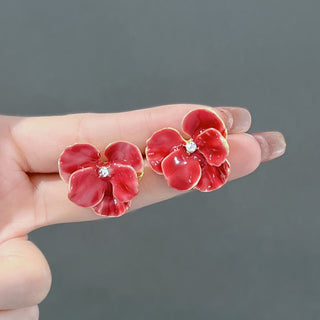 Micara - Lush Blossoms - Ohrringe - Ohrringe - Rot - Müller Mode