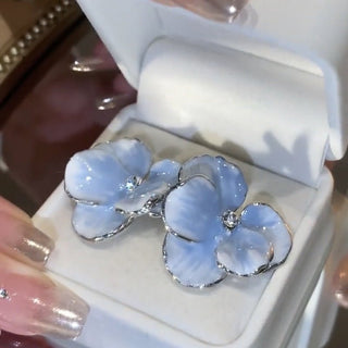 Micara - Lush Blossoms - Ohrringe - Ohrringe - Blau - Müller Mode