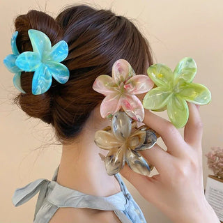 Micara - Marbled Blossoms - Haarschmuck - Haarschmuck - Rot - Müller Mode