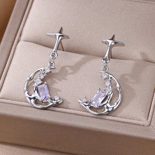 Micara - Moonstar Charms - Ohrringe - Ohrringe - Lila - Müller Mode
