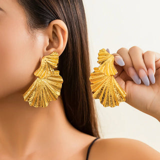 Micara - Origami Glams - Ohrringe - Ohrringe - Gold - Müller Mode