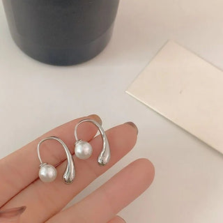 Micara - Pearly Drops - Ohrringe - Ohrringe - Silber - Müller Mode