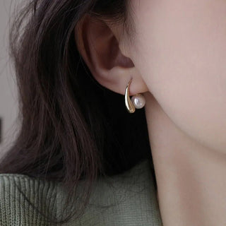 Micara - Pearly Drops - Ohrringe - Ohrringe - Silber - Müller Mode