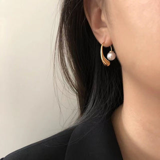 Micara - Pearly Drops - Ohrringe - Ohrringe - Silber - Müller Mode