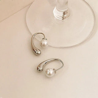 Micara - Pearly Drops - Ohrringe - Ohrringe - Silber - Müller Mode