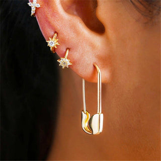 Micara - Safety Pindrops - Ohrringe - Ohrringe - Silber - Müller Mode