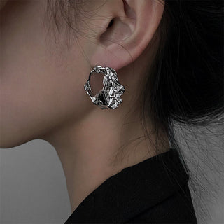 Micara - Scrunchy Elegance - Ohrringe - Ohrringe - Silber - Müller Mode