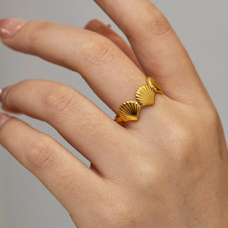 Micara - Seashell Trio - Ringe - Ringe - Gold - Müller Mode