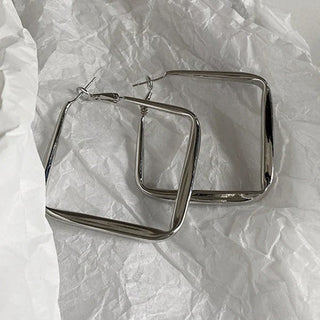 Micara - Sleek Squares - Ohrringe - Ohrringe - Silber - Müller Mode