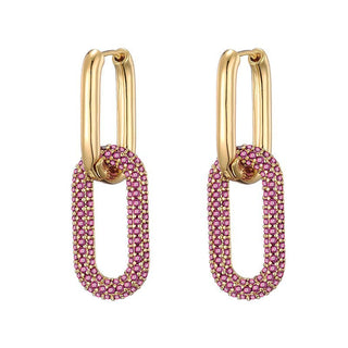 Micara - Sparkle Loops - Ohrringe - Ohrringe - Rosa - Müller Mode
