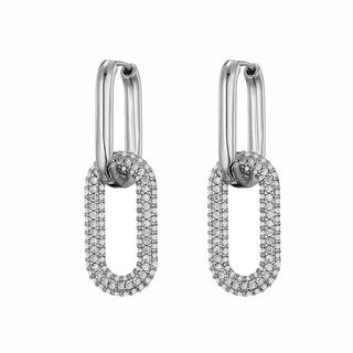 Micara - Sparkle Loops - Ohrringe - Ohrringe - Weiß - Müller Mode