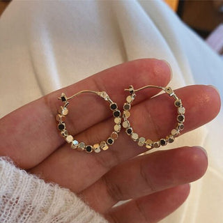 Micara - Sparkling Circles - Ohrringe - Ohrringe - Gold - Müller Mode