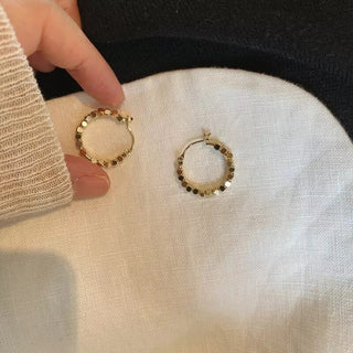 Micara - Sparkling Circles - Ohrringe - Ohrringe - Gold - Müller Mode