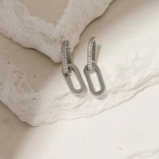 Micara - Sparkling Loop - Ohrringe - Ohrringe - Silber - Müller Mode