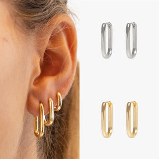 Micara - Timeless Ovals - Ohrringe - Ohrringe - Silber - Müller Mode