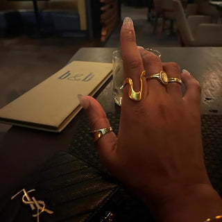 Micara - Twirly Loops - Ringe - Ringe - Gold - Müller Mode