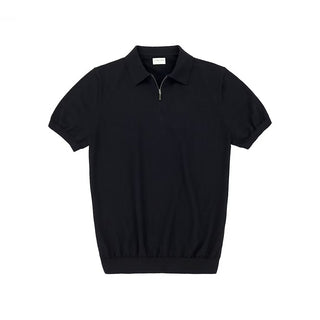 Michael Strick Poloshirt mit Reißverschluss - Polos - Schwarz - Müller Mode