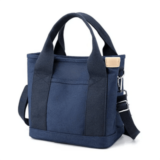 Milla Canvas Schultertasche - Schultertaschen - Blau - Müller Mode