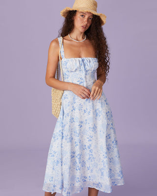 Mina - Kleid - Blumendruck - Kleider - Weiß - Müller Mode