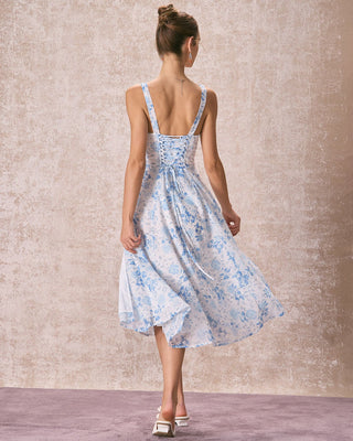 Mina - Kleid - Blumendruck - Kleider - Weiß - Müller Mode