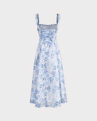 Mina - Kleid - Blumendruck - Kleider - Weiß - Müller Mode