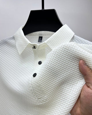 Morten - Herren - Poloshirt aus Mesh - Polos - Weiß - Müller Mode